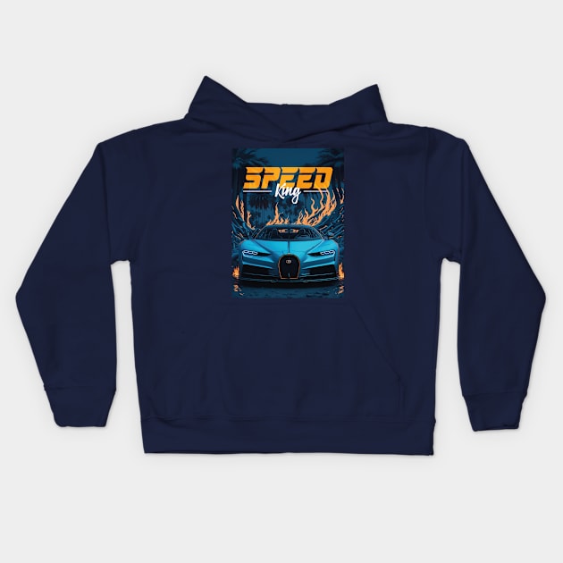 Speed King Kids Hoodie by By_Russso